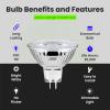 Feit Electric BPFMW/930CA/6 35W EQ DM MR16 LED Light Bulb, 6 Bulbs