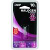Feit Electric BPQ10T3/RP 10-Watt T3 Halogen Bulb with Bi-Pin Base, Clear, 1.25″ H, BPQ10T3/RP