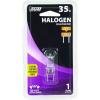 Feit Electric BPQ35/8.6 35-Watt T4 JCD Halogen Bulb with Bi-Pin Base, Clear, 3000K (Warm White), 1.8″ H x 0.5″ W (BPQ35/8.6/RP)