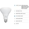 Feit Electric BR30 LED Flood Light Bulb, 65W Equivalent, Dimmable, 5CCT, Adjustable White, 650 Lumens, Indoor/Outdoor Residential & Commercial Use, 17,000-Hour Lifespan, BR3065DM5CCTCA15K/6, 6-Pack