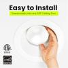 Feit Electric BR30 LED Light Bulb, 65W Equivalent, Dimmable, 650 Lumens, E26 Standard Base, 2700K Soft White, 90 CRI, Recessed Can Light Bulbs, 22-Year Lifetime, BR30DM/927CA/4, 4 Pack(2700k Soft White)