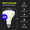 Feit Electric BR30 LED Light Bulb, 65W Equivalent, Dimmable, 650 Lumens, E26 Standard Base, 2700K Soft White, 90 CRI, Recessed Can Light Bulbs, 22-Year Lifetime, BR30DM/927CA/4, 4 Pack(Product Specific)