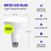 Feit Electric BR30 LED Light Bulb, 85W Equivalent, Dimmable Floodlight, E26 Medium Base, CRI 90, 1100 Lumens, 3000K Bright White, 22-Year Lifetime, BR30DMHO/930CA/2, 2 Pack(3500 Neutral White)