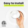 Feit Electric BR30 LED Light Bulbs, 100W Equivalent, Dimmable, E26 Standard Base, 80 CRI, 1400 Lumens, 5000K Daylight, 120V, 10 Years Lifetime, Damp Rated, 6 Pack, 100BR30DM85010KLED/6(2700k Soft White)