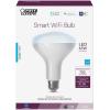 Feit Electric BR30 Smart Flood Light Bulb,2.4GHz WiFi Color Changing and Dimmable, No Hub, Works with Alexa or Google Assistant, BR30/RGBW/CA/AG, 65W, Multi-Color (RGBW), 1 Count (Pack of 1)(5000k Daylight)