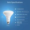 Feit Electric BR30 Smart Flood Light Bulb,2.4GHz WiFi Color Changing and Dimmable, No Hub, Works with Alexa or Google Assistant, BR30/RGBW/CA/AG, 65W, Multi-Color (RGBW), 1 Count (Pack of 1)(Tunable White)