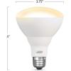 Feit Electric BR30 with E26 Medium Base LED Light Bulb Multiolor Choice Intellibulb – 65W Equivalent – 15 Year Life – 650 Lumens – 2700K Soft White, 4000K Cool White and 5000K Daylight – BR30/CCT/LEDI(5000k Daylight)
