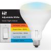 Feit Electric BR40 LED Light Bulb, 100W Equivalent, Dimmable, 1400 Lumens, 5-Color Adjustable White, 90+ CRI, General Purpose Flood & Track Lighting, 25,000-Hour Lifetime, BR40100DM/6WYCA/2, 2 Pack(BR30 85W)