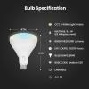 Feit Electric BR40 LED Light Bulb, 100W Equivalent, Dimmable, 1400 Lumens, 5-Color Adjustable White, 90+ CRI, General Purpose Flood & Track Lighting, 25,000-Hour Lifetime, BR40100DM/6WYCA/2, 2 Pack(BR40)