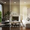 Feit Electric BR40 LED Light Bulbs, 65W Equivalent, Dimmable, E26 Medium Base, 850 Lumens, 2700K Soft White, 120V, 90 CRI, 22.8 Years Lifetime, Frosted Bulbs, Damp Rated, 12 Pack, BR40DM/927CA/2/6(3000k Bright White)
