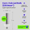 Feit Electric C20000/5K/LED 1000 Watt Equivalent 175W Corn Cob High 20,000 Lumen LED Light Bulb, 13.4″H x 5.3″D, Daylight 5000K(5000k)