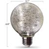 Feit Electric FY/NP/RGB/LED 1W Decorative Fairy RGB Magical Glow Small Clear LED Light Bulb, 4.5″ H x 2.3″ D, Multi-Color(2700k Soft White)