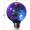 Feit Electric FY/NP/RGB/LED 1W Decorative Fairy RGB Magical Glow Small Clear LED Light Bulb, 4.5″ H x 2.3″ D, Multi-Color(Multi-color)