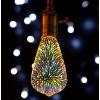 Feit Electric Infinity 3D Fireworks LED Light Bulb, ST19 LED Bulb, ST19/PRISM/LED,1 Count (Pack of 1), Multicolor(Pack of 2)
