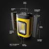 Feit Electric LANRFL1000 LED Lantern, 1000 Lumens, 5000K Daylight, Rechargeable with USB-C, Detachable Side Lights with Flashlights, Compact and Portable for Worksites, Campsites & Emergency Lighting