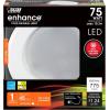 Feit Electric LED 4 Inch Recessed Lights Retrofit with E26 Adaptor, High Output 75W Equivalent 1000 Lumens, 4in Retrofit Downlights Dimmable, 50,000 Hours, 5000 CCT, 6 Pack, LEDR4XHO/950CA/6(Bright White)