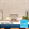 Feit Electric LED 4 Inch Recessed Lights Retrofit with E26 Adaptor, High Output 75W Equivalent 1000 Lumens, 4in Retrofit Downlights Dimmable, 50,000 Hours, 5000 CCT, 6 Pack, LEDR4XHO/950CA/6(Soft White)