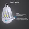 Feit Electric LED Bug Zapper Light Bulb, 60W Replacement, E26 Base, 700 Lumen, 2in1 Light Bulb and Zapper, 5000K Daylight, 15,000-Hour Lifetime, C60/950CA/BZ/LED(5000k Daylight)