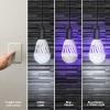 Feit Electric LED Bug Zapper Light Bulb, 60W Replacement, E26 Base, 700 Lumen, 2in1 Light Bulb and Zapper, 5000K Daylight, 15,000-Hour Lifetime, C60/950CA/BZ/LED(5000k Daylight)