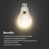 Feit Electric LED Built-in Battery Backup Intellibulb – A21 with an E26 Medium Base Light Bulb – 60W Equivalent – 15 Year Life – 800 Lumen – 2700K Soft White(A21)