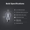 Feit Electric LED Built-in Dusk to Dawn Sensor Intellibulb – Clear Filament A19 with an E26 Medium Base Light Bulb – 60W Equivalent – 15 Year Life – 800 Lumen – 5000K Daylight(A19)