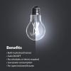 Feit Electric LED Built-in Dusk to Dawn Sensor Intellibulb – Clear Filament A19 with an E26 Medium Base Light Bulb – 60W Equivalent – 15 Year Life – 800 Lumen – 5000K Daylight(A19)