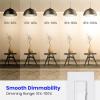 Feit Electric LED Clear A19 Medium Base Light Bulb – 60W Equivalent – 15 Year Life – 810 Lumen – 2700K Soft White – Dimmable | 4-Pack(Bright White)