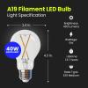 Feit Electric LED Clear A19 Medium Base Light Bulb – 60W Equivalent – 15 Year Life – 810 Lumen – 2700K Soft White – Dimmable | 4-Pack(Bright White)
