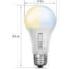 Feit Electric LED Color Selectable Timer Intellibulb – A19 with an E26 Medium Base Light Bulb – 60W Equivalent – 15 Year Life – 800 Lumen – 2700K Soft White and 5000K Daylight(A19 + Timer)