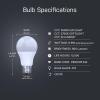 Feit Electric LED Color Selectable Timer Intellibulb – A19 with an E26 Medium Base Light Bulb – 60W Equivalent – 15 Year Life – 800 Lumen – 2700K Soft White and 5000K Daylight(A19 + Night Light)