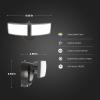 Feit Electric LED Dual Head Motion Sensor Security Outdoor Light, Dusk-to-Dawn, 48 Watts, 5CCT Color Selectable, 5000 Lumen, 50,000-Hour Lifetime, Weather Resistant Flood Lights, S10.5DFL/5CCT/MM/BZ