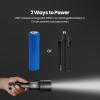 Feit Electric LED Long Range Flashlight, 600 Lumens, 3 Light Modes, 1/4 Mile Zoom, Rechargeable, Waterproof, and Weather-Resistant for Outdoor Adventures and Emergency Kits, FLR600/LT/FLEX(800 Lumens)