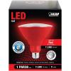 Feit Electric LED PAR38 Medium E26 Base Party and Holiday Light Bulb – 6.5 Watts – 10 Year Life – 400 Lumen – Green – Non-Dimmable | 1-Pack(Red)