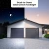 Feit Electric LED Security Light with Motion Sensor and Dusk to Dawn, Outdoor 46W Flood Light, Adjustable 3 Head, Wall Mount, 5000 Lumens, 5000k Daylight, Hardwired, Black S10.5TFL/850/MOT/BZ(White)