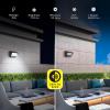 Feit Electric LED Wall Pack 76W, Outdoor Wallpack with Photocell, Dusk to Dawn, 7700 Lumens, 5000k Daylight, 50000 Hour Life, 120-277V, Pro Series, 2-Pack, S15CWPK/850/BZ/2(76W LED)