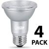 Feit Electric PAR20 LED Bulbs, 50W Equivalent, Dimmable Spotlight Bulbs, 3000k Bright White, E26 Base, 90 CRI, 450 Lumen, 22-Year Lifetime, PAR20 Flood Light Bulbs, Damp Rated, PAR20DM/930CA/4, 4 Pack(3000k Warm White)