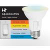 Feit Electric PAR20 LED Bulbs, 50W Equivalent, Dimmable Spotlight Bulbs, 3000k Bright White, E26 Base, 90 CRI, 450 Lumen, 22-Year Lifetime, PAR20 Flood Light Bulbs, Damp Rated, PAR20DM/930CA/4, 4 Pack(6-way)