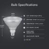 Feit Electric PAR38 LED Bulb, 120W Equivalent, Non Dimmable, 3000k Bright White, 1400 Lumens, 22 Year Lifespan, E26 Base, PAR38 Flood Light Bulb, CRI 90, Damp Rated, 1 Pack, PAR38DM/1400/930CA