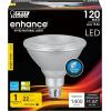 Feit Electric PAR38 LED Bulb, 120W Equivalent, Non Dimmable, 3000k Bright White, 1400 Lumens, 22 Year Lifespan, E26 Base, PAR38 Flood Light Bulb, CRI 90, Damp Rated, 1 Pack, PAR38DM/1400/930CA