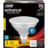 Feit Electric PAR38 LED Light Bulb, 90W Equivalent, Dimmable, 1000 Lumens, E26 Standard Base, 3000K Bright White, 90 CRI, LED Spotlight Bulb, Wet Rated, 22-Year Lifetime, PAR38DM/930CA/2/4, 8 Pack(3000k Bright White)
