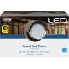 Feit Electric S5sqwm/830/Ddbz 7.5 Watt 500 Lumen 3000 Kelvin Bronze Dusk to Dawn Square Led Wall Light(Round)