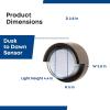 Feit Electric S5sqwm/830/Ddbz 7.5 Watt 500 Lumen 3000 Kelvin Bronze Dusk to Dawn Square Led Wall Light(Round)