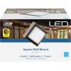 Feit Electric S5sqwm/830/Ddbz 7.5 Watt 500 Lumen 3000 Kelvin Bronze Dusk to Dawn Square Led Wall Light(Square)