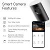 Feit Electric SEC5000/CAM/WIFI Outdoor LED Smart Security Camera with Motion Sensor, 2-Way Audio, 5000 Lumens Floodlight, Works with Alexa and Google Asst, Alarm, Hardwired, Updated Version of SEC3000(5000K Daylight)