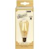 Feit Electric ST19 Vintage Edison LED Light Bulb, 60W Equivalent, Dimmable, 2100K Warm Light, 400 Lumens, Straight Filament Clear Glass Light Bulbs, 15,000-Hour Lifetime, ST19/CL/VG/LED/2/4, 8 Pack(2100 Soft White – Amber Glass)