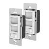 Feit Electric Slide Dimmer Switch for Dimmable LED Light Bulbs, Single Pole or 3-Way Toggle Light Switch, Wall Plate and Wire Nut Installation Included, DIM/Slide/2, 2 Pack(SLIDE DIMMER)