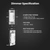 Feit Electric Slide Dimmer Switch for Dimmable LED Light Bulbs, Single Pole or 3-Way Toggle Light Switch, Wall Plate and Wire Nut Installation Included, DIM/Slide/2, 2 Pack(PADDLE DIMMER)