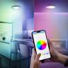Feit Electric Smart Ceiling Light Fixture, 15″ Round Flush Mount, Color Changing, Music Sync, Works with Alexa and Google Home Asst, 30W, 1600 Lumens, Tunable White, 22-Year Lifetime, FM15/RGBW/DIM/AG