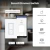 Feit Electric Smart Dimmer Switch, Neutral Wire Required for Installation, Compatible with Amazon Alexa and Google Assistant, Smart Dimmer Light Switch, White, Model:DIM/WiFi(White)