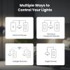 Feit Electric Smart Dimmer Switch, Neutral Wire Required for Installation, Compatible with Amazon Alexa and Google Assistant, Smart Dimmer Light Switch, White, Model:DIM/WiFi(White)